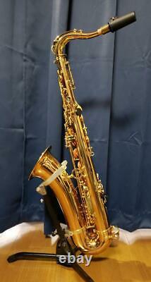 Yanagisawa T-902 Tenor Saxophone Sax Gold Finish Excellent with Mouthpiece Strap