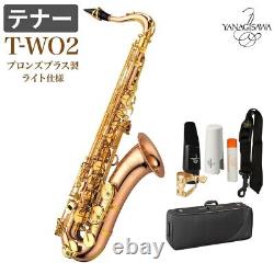 Yanagisawa T-WO2 Tenor Sax Saxophone Bronze Brass With Case NEW